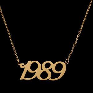 1989 Album Inspired TS Swiftie Chain Necklace Dainty Taylor Swift